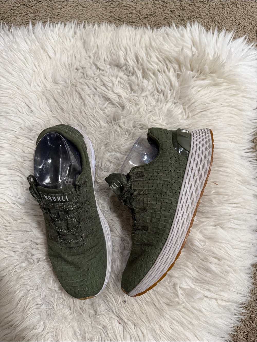 NOBULL Allday Ripstop Runner sneakers in olive green Mens 6 Women’s 7.5